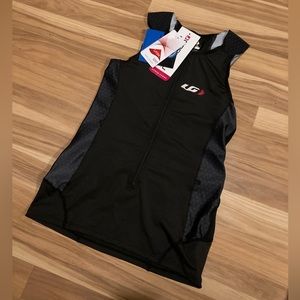 Louis Garneau 3/4 Zip Cycling Jersey Tank